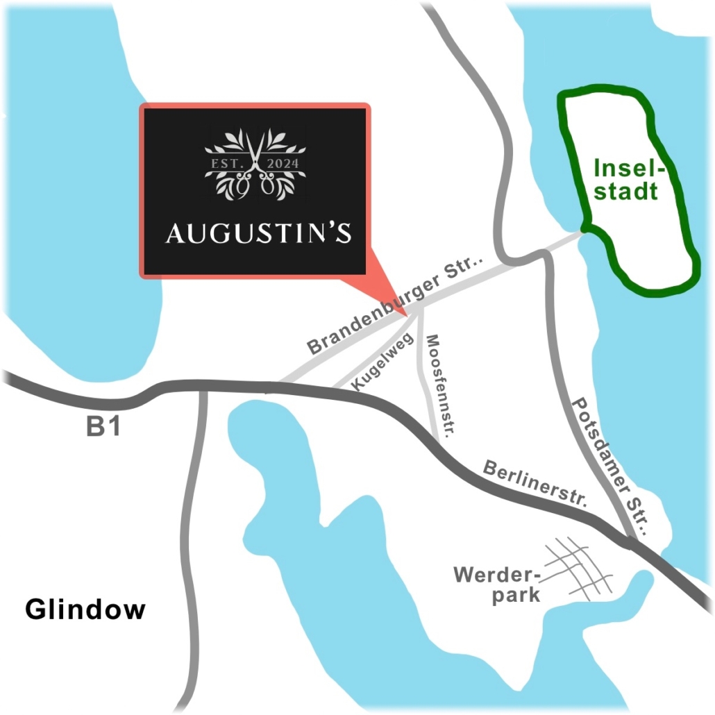Lage-Friseursalon Augustins in Werder_web Friseursalon Augustins in Werder